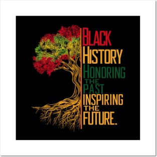 Honoring The Past Inspiring The Future Black History Month Posters and Art